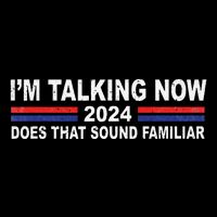 IM Talking Now Does That Sound Familiar Flat Bill Trucker Hat