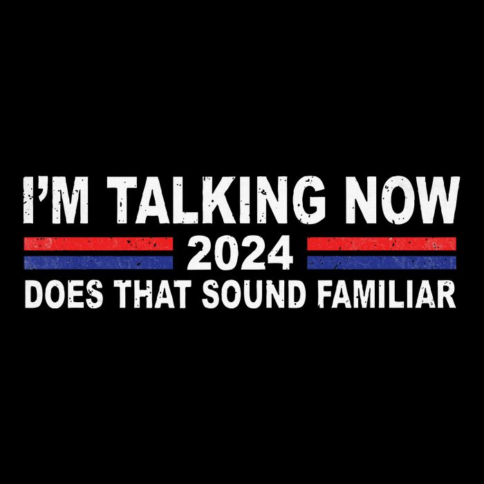 IM Talking Now Does That Sound Familiar Flat Bill Trucker Hat