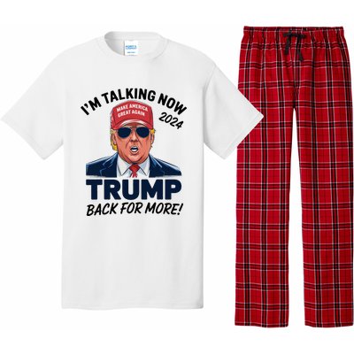 IM Talking Now Does That Sound Familiar Trump 2024 Pajama Set