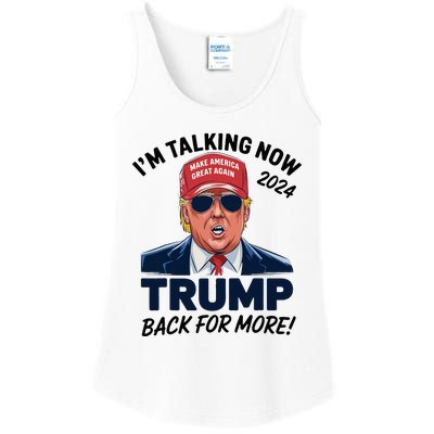 IM Talking Now Does That Sound Familiar Trump 2024 Ladies Essential Tank