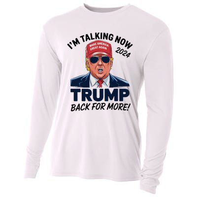 IM Talking Now Does That Sound Familiar Trump 2024 Cooling Performance Long Sleeve Crew