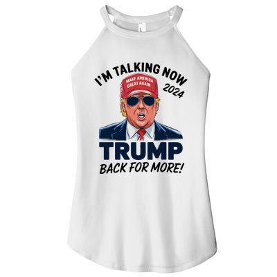 IM Talking Now Does That Sound Familiar Trump 2024 Women's Perfect Tri Rocker Tank