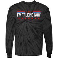 IM Talking Now Elections 2024 Democrat Republican Tie-Dye Long Sleeve Shirt