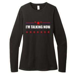 IM Talking Now Elections 2024 Democrat Republican Womens CVC Long Sleeve Shirt