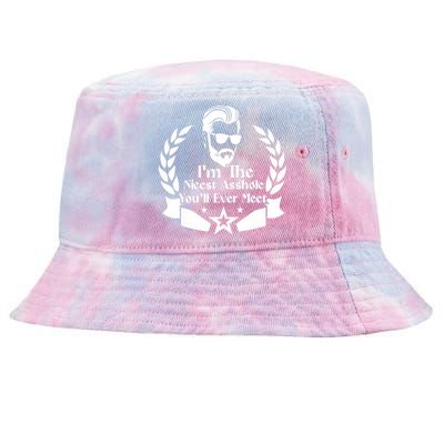 I'm The Nicest Asshole You'll Ever Meet - Sarcastic Sexy Tie-Dyed Bucket Hat