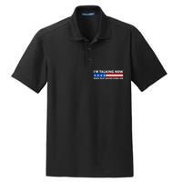 IM Talking Now Does That Sound Familiar Funny Trump Debate Dry Zone Grid Polo