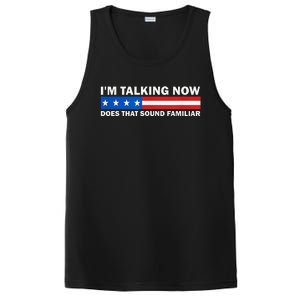 IM Talking Now Does That Sound Familiar Funny Trump Debate PosiCharge Competitor Tank