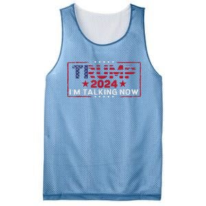 IM Talking Now Does That Sound Familiar Trump 2024 Mesh Reversible Basketball Jersey Tank