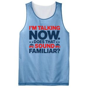 IM Talking Now Does That Sound Familiar Trump For President Mesh Reversible Basketball Jersey Tank