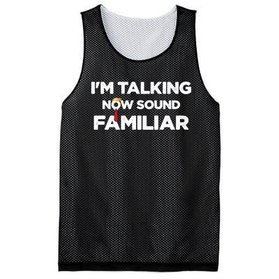 IM Talking Now Sound Familiar Trump 2024 For President Mesh Reversible Basketball Jersey Tank