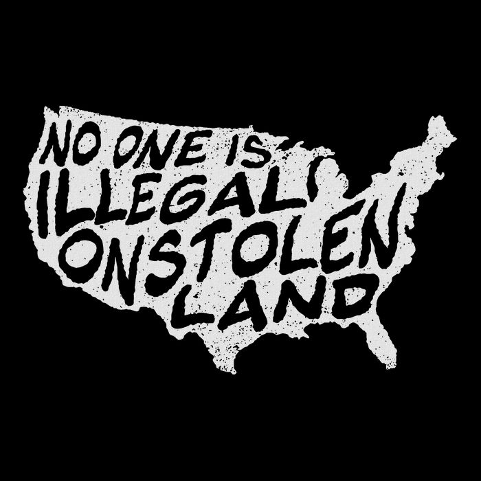 Immigrant T No One Is Illegal On Stolen Land Impact Tech Backpack