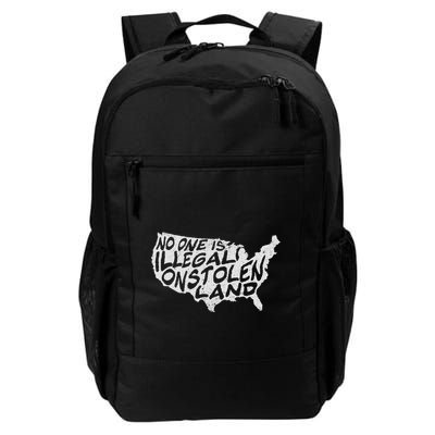 Immigrant T No One Is Illegal On Stolen Land Backpack