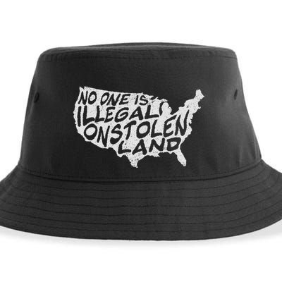 Immigrant T No One Is Illegal On Stolen Land Sustainable Bucket Hat