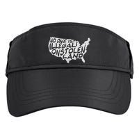 Immigrant T No One Is Illegal On Stolen Land Adult Drive Performance Visor