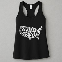 Immigrant T No One Is Illegal On Stolen Land Womens Tank Top