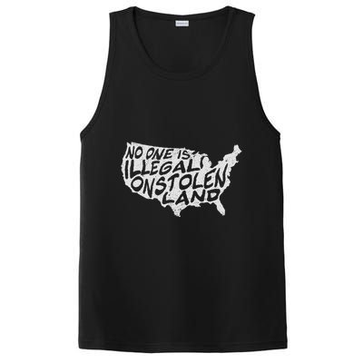 Immigrant T No One Is Illegal On Stolen Land PosiCharge Competitor Tank