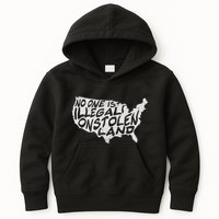 Immigrant T No One Is Illegal On Stolen Land Kids Hoodie