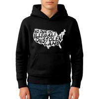 Immigrant T No One Is Illegal On Stolen Land Kids Hoodie
