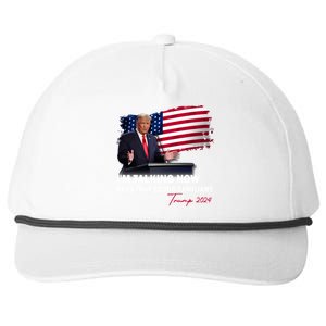 IM Talking Now Does That Sound Familiar Trump 2024 Election Snapback Five-Panel Rope Hat