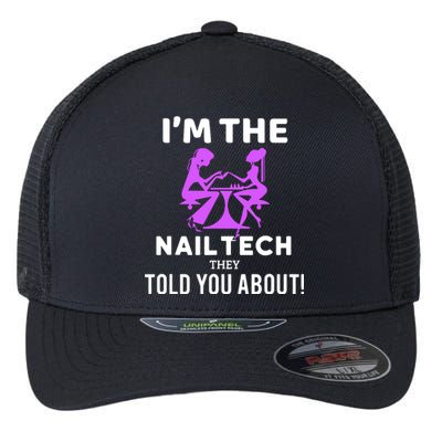 IM The Nail Tech Flexfit Unipanel Trucker Cap