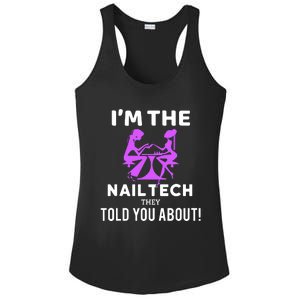 IM The Nail Tech Ladies PosiCharge Competitor Racerback Tank