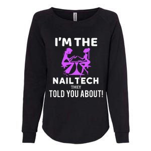 IM The Nail Tech Womens California Wash Sweatshirt