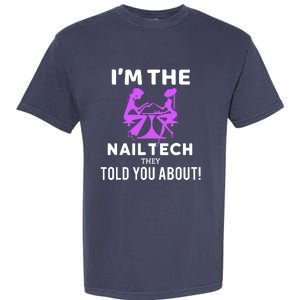 IM The Nail Tech Garment-Dyed Heavyweight T-Shirt