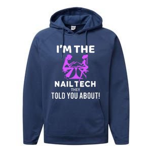 IM The Nail Tech Performance Fleece Hoodie