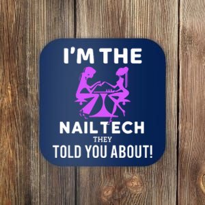 IM The Nail Tech Coaster