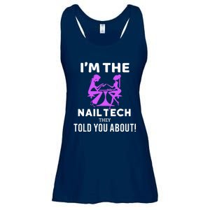 IM The Nail Tech Ladies Essential Flowy Tank