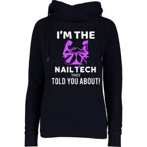 IM The Nail Tech Womens Funnel Neck Pullover Hood