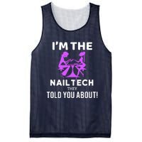 IM The Nail Tech Mesh Reversible Basketball Jersey Tank