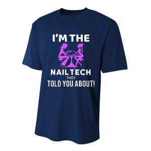 IM The Nail Tech Performance Sprint T-Shirt