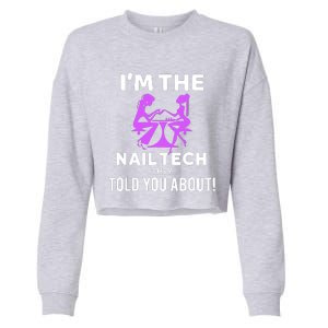 IM The Nail Tech Cropped Pullover Crew