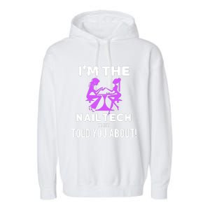 IM The Nail Tech Garment-Dyed Fleece Hoodie