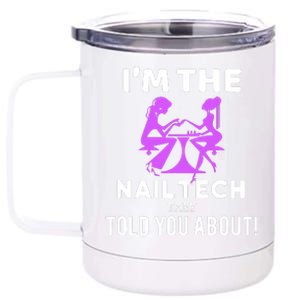 IM The Nail Tech 12 oz Stainless Steel Tumbler Cup