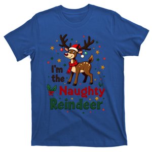 IM The Naughty Reindeer Christmas Matching Gift T-Shirt