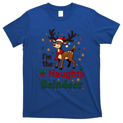 IM The Naughty Reindeer Christmas Matching Gift T-Shirt