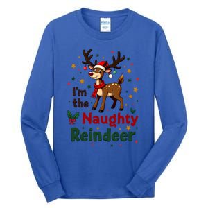 IM The Naughty Reindeer Christmas Matching Gift Tall Long Sleeve T-Shirt