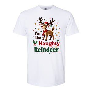 IM The Naughty Reindeer Christmas Matching Gift Softstyle CVC T-Shirt