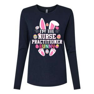 I'm The Nurse Practitioner Bunny Happy Easter Day Womens Cotton Relaxed Long Sleeve T-Shirt