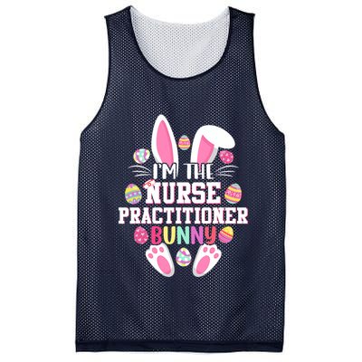 I'm The Nurse Practitioner Bunny Happy Easter Day Mesh Reversible Basketball Jersey Tank