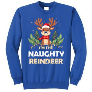 IM The Naughty Reindeer Christmas Matching Gift Sweatshirt