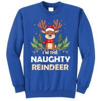 IM The Naughty Reindeer Christmas Matching Gift Tall Sweatshirt