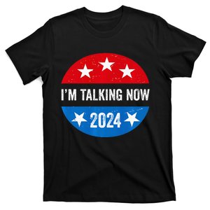 IM Talking Now Does That Sound Familiar 2024 Election Trump Premium T-Shirt