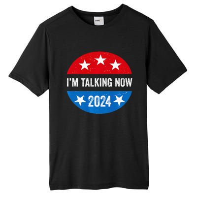 IM Talking Now Does That Sound Familiar 2024 Election Trump Premium Tall Fusion ChromaSoft Performance T-Shirt