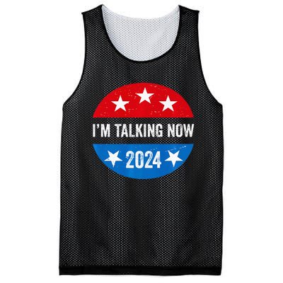 IM Talking Now Does That Sound Familiar 2024 Election Trump Premium Mesh Reversible Basketball Jersey Tank