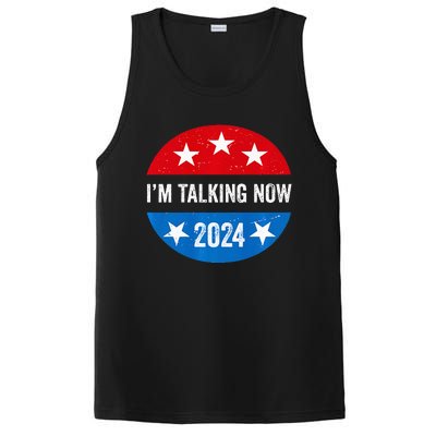 IM Talking Now Does That Sound Familiar 2024 Election Trump Premium PosiCharge Competitor Tank