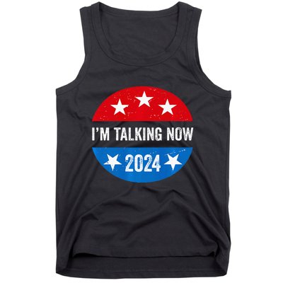 IM Talking Now Does That Sound Familiar 2024 Election Trump Premium Tank Top