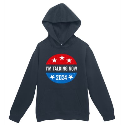 IM Talking Now Does That Sound Familiar 2024 Election Trump Premium Urban Pullover Hoodie